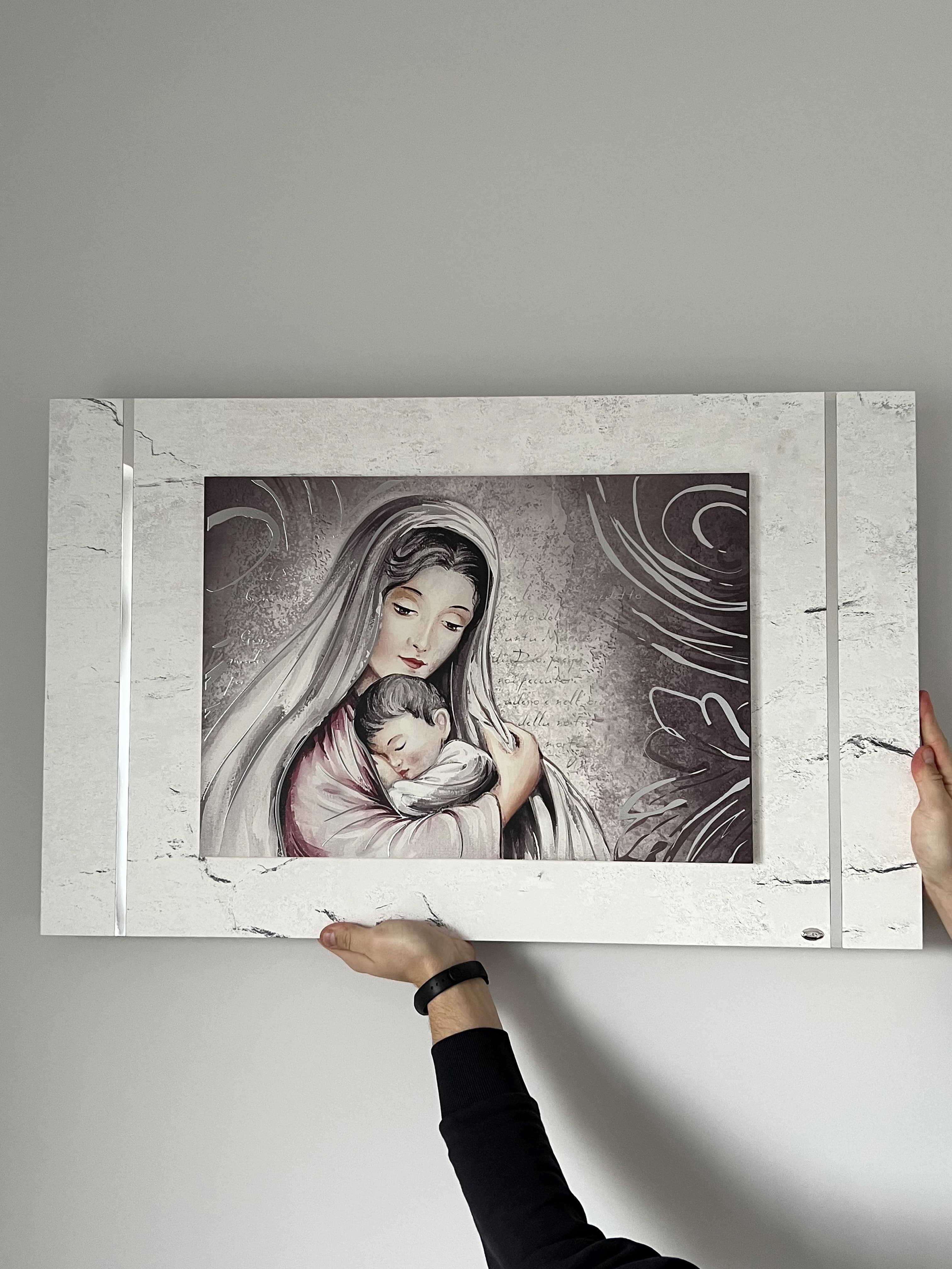 Ікона Богородиця з дитям 80х50 см 18130 (80x50)