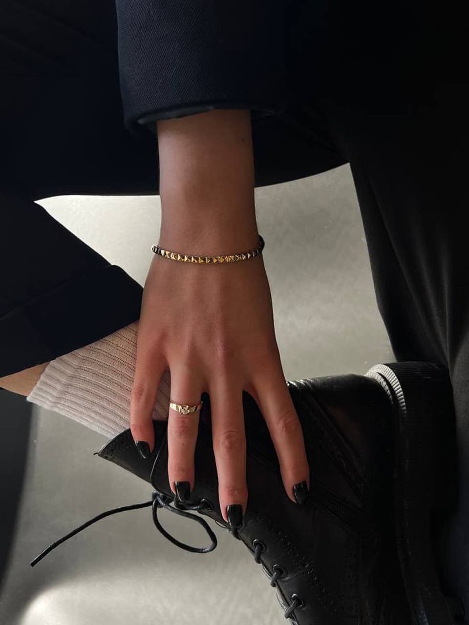 Браслет "Шоколад" з червоного золота 102-0103 (17)