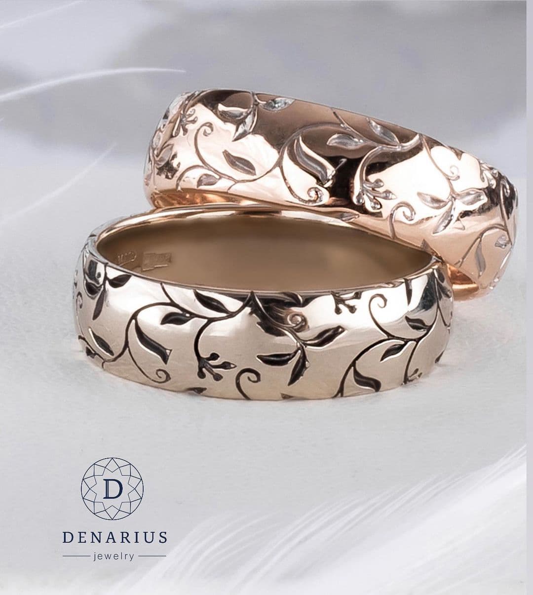 Обручка "Ліана" з білого золота 200-0175 (17)