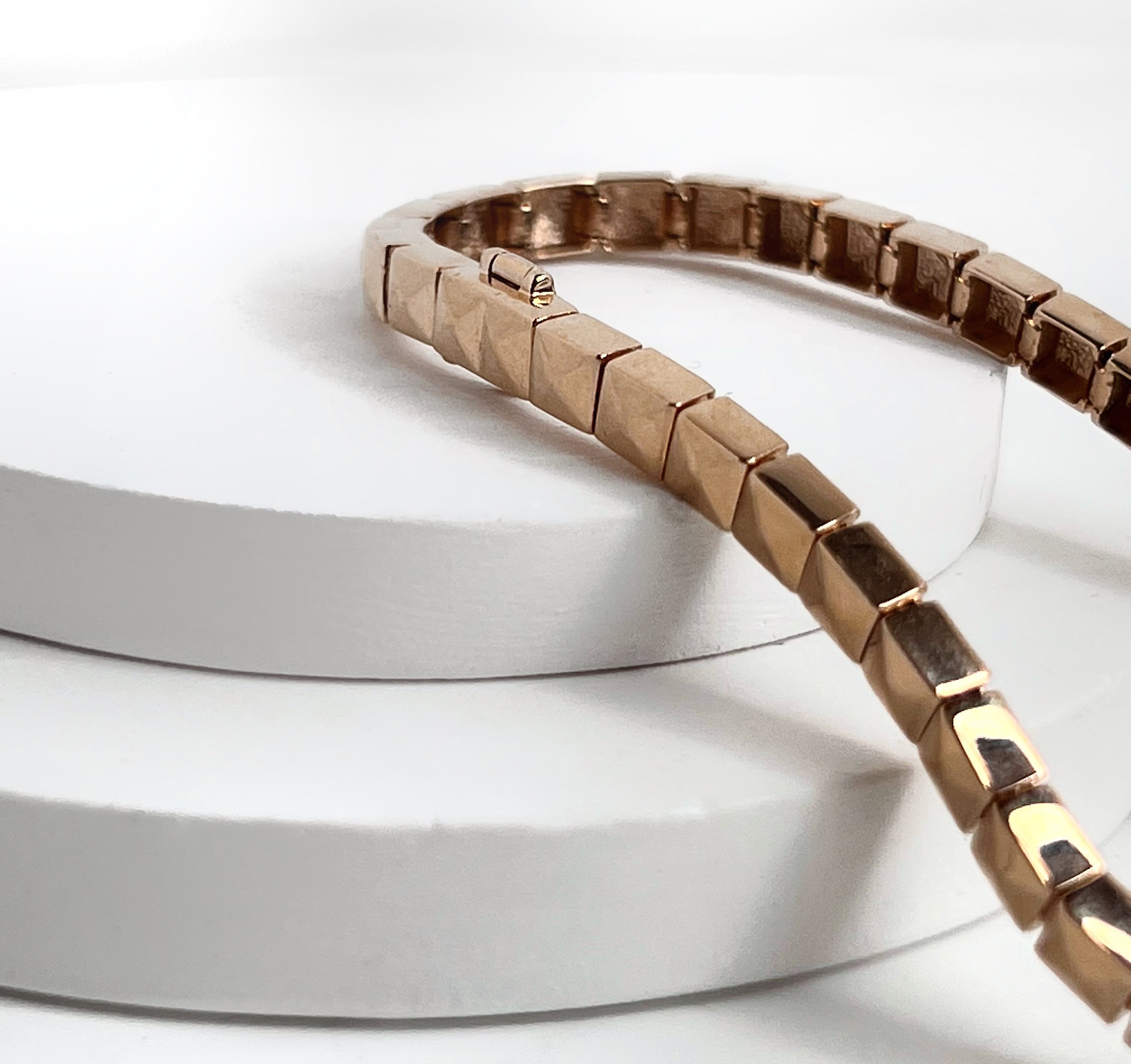 Браслет "Шоколад" з червоного золота 102-0103 (17)