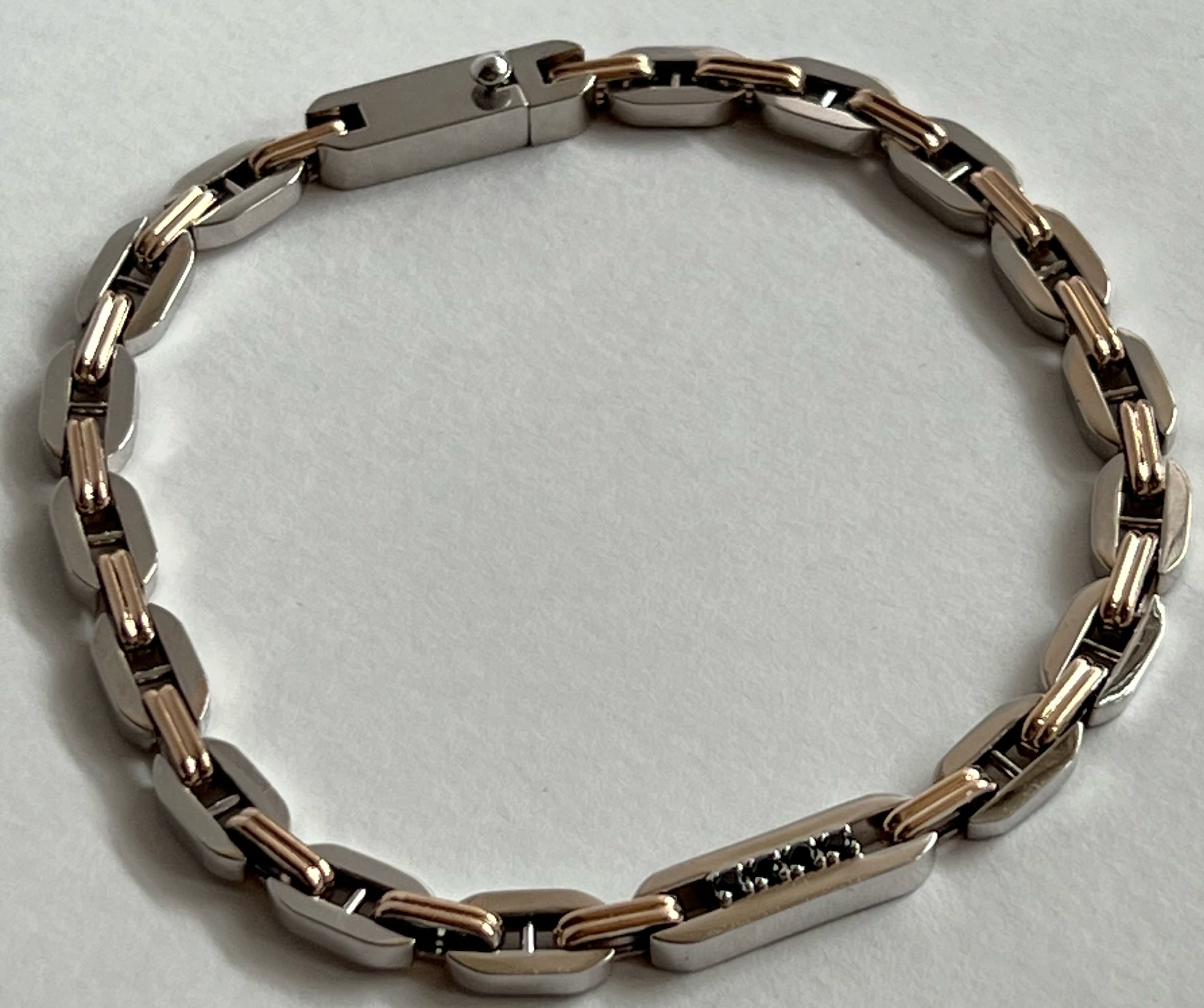 Браслет "Eternity" з комбінованого золота (20,5)