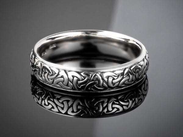 Перстень чоловічий "Авалон" з білого золота 200-0135 MAN (16)