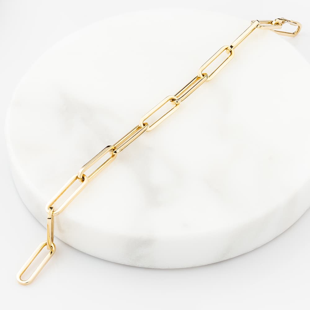 Браслет "Highlight" з жовтого золота 402-0108 (16)