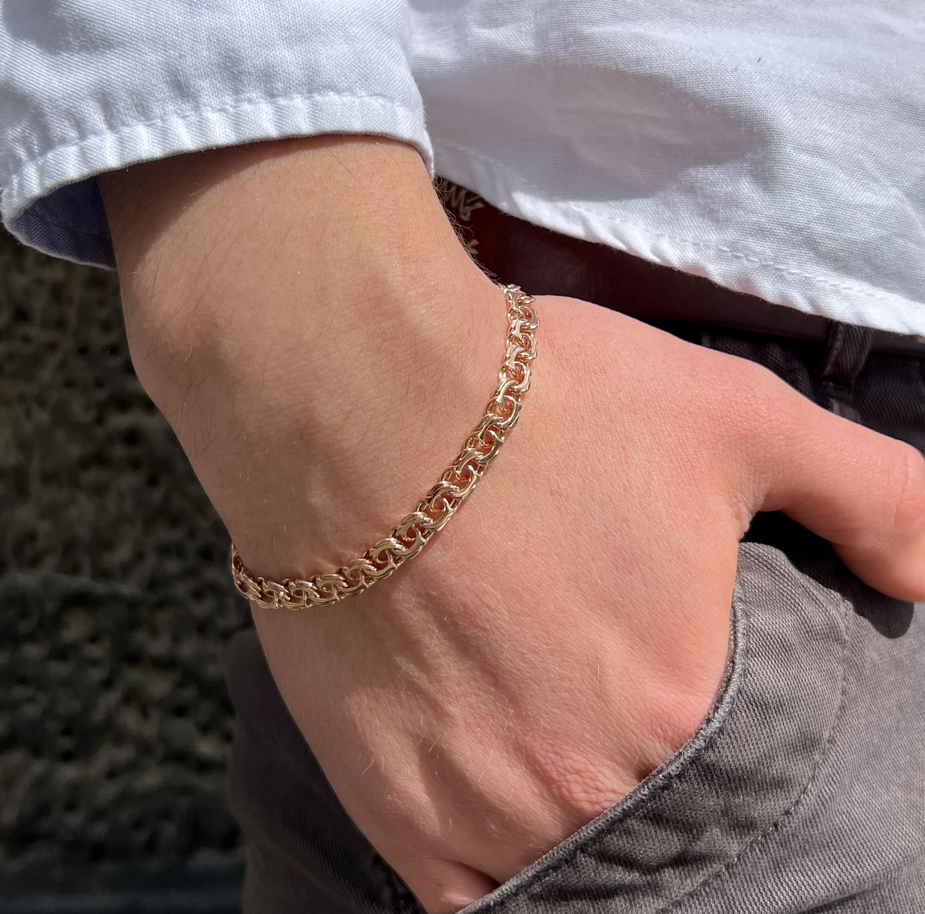 Браслет плетіння арабський бісмарк 102-0003.15 (21)