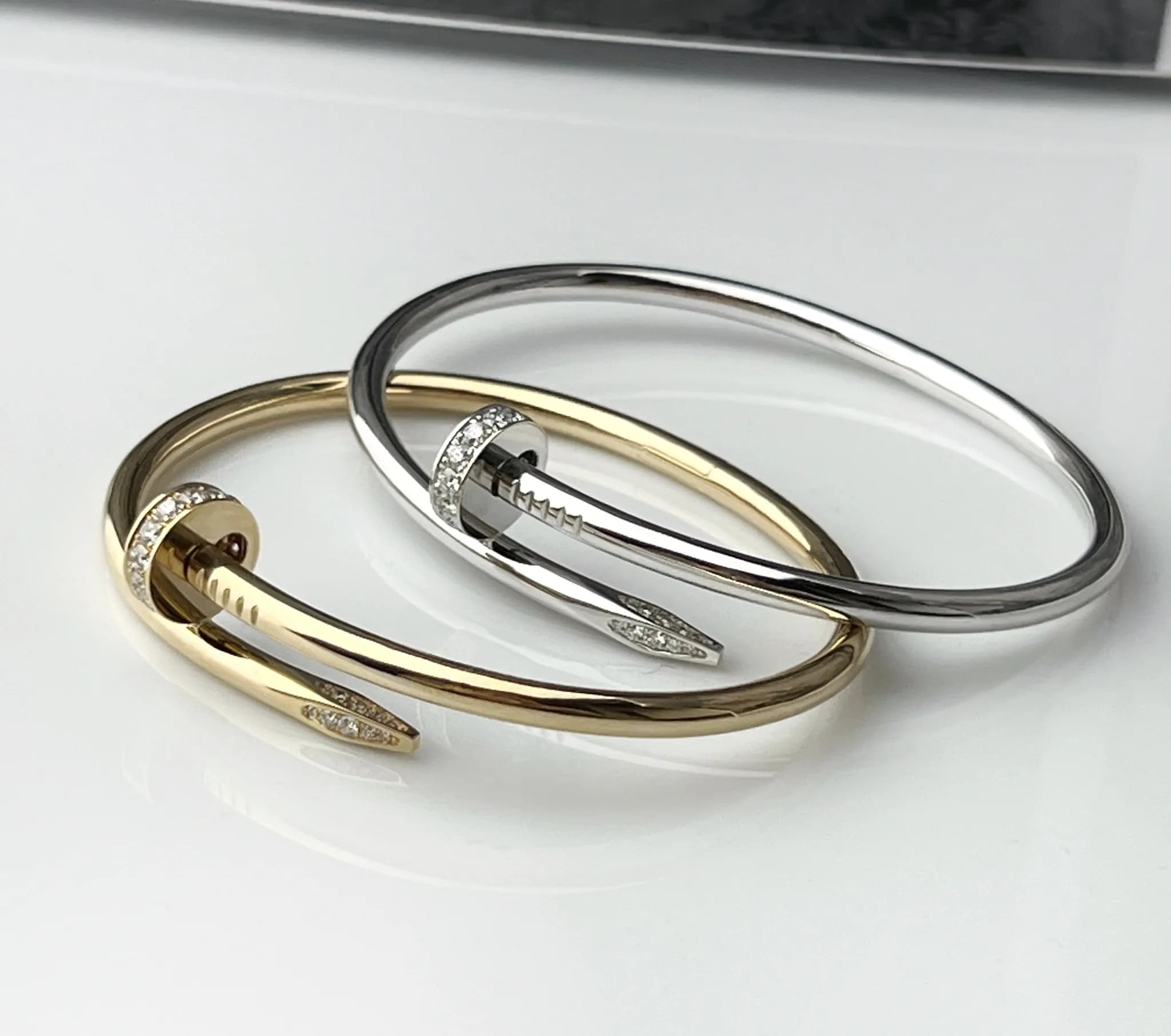 Браслет з діамантами "Шато" з жовтого золота18k, фото 3