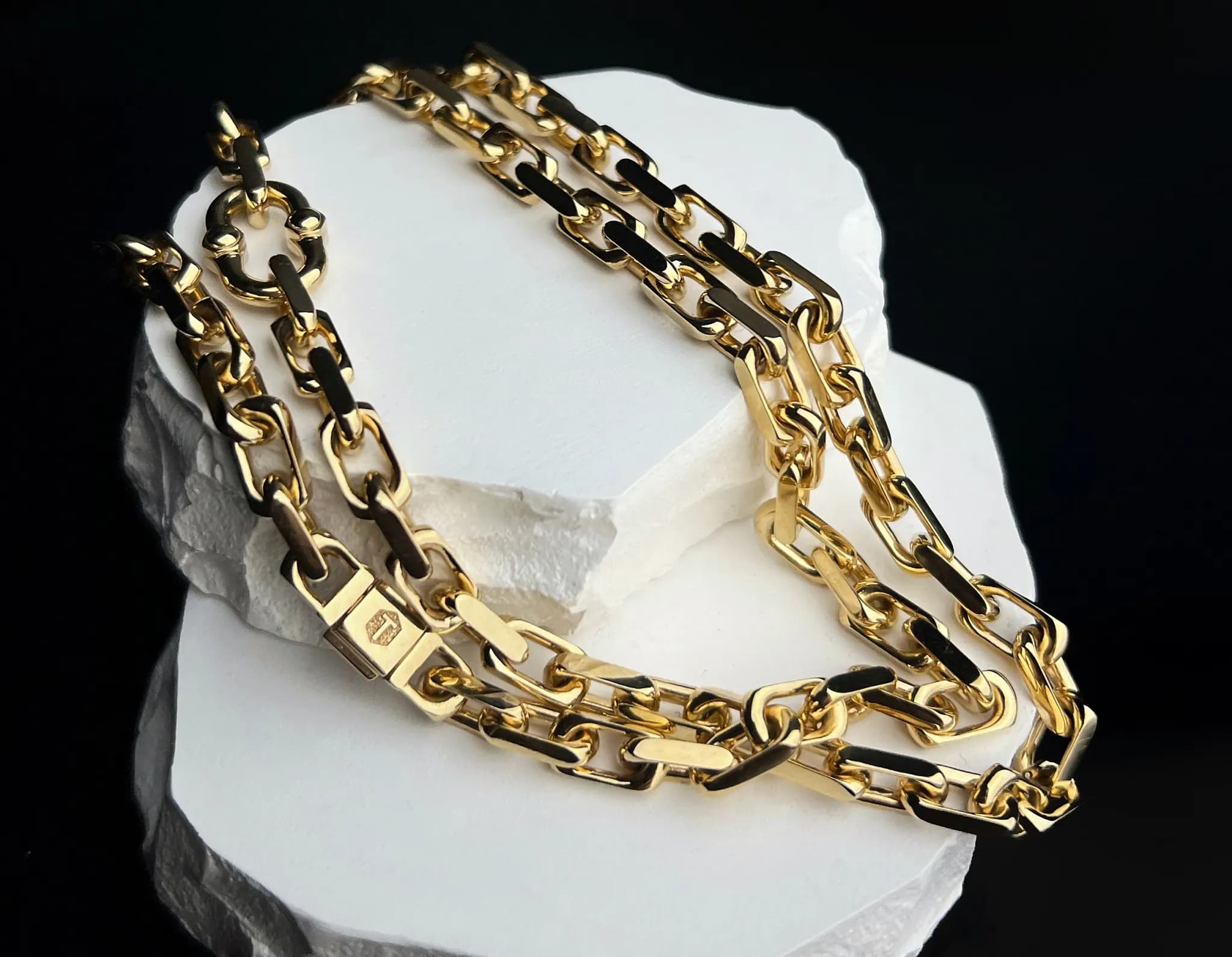 Ланцюжок з жовтого золота 18k Makers chains, фото 2
